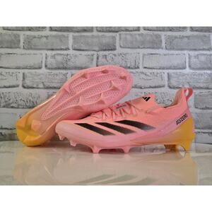 Men's Adidas AdiZero Electric+ Football Cleats Pink Orange Cleats IF1566 Sz 12.5